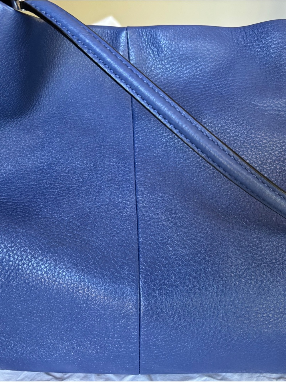 Coach blue leather Shoulder Bag